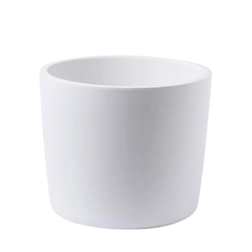 xN4gU9jf3c Plantas Macetas de cerámica únicas: Independientes, con Acabado Mate, Terracota Grande De Interior y de Exterior(Blanco)