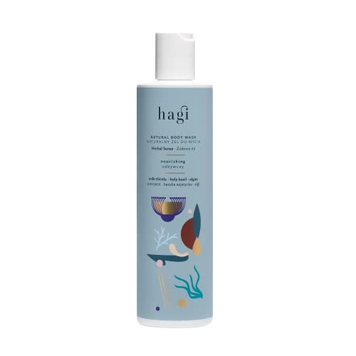 Gel douche nettoyant pour un moment de bien-être herbacé Hagi