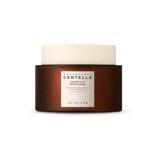 SKIN1004 Probio Cica Enrich Cream 1.69 fl.oz, 50ml, Korean Face Moisturiser, Night Face Cream with Madagascar Centella, Hydrating Moisturizer for Soothing and Strengthening the Skin, Korean Skin Care