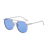 CWZZWS Gafas de Sol de Doble Puente de Doble Puente