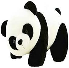 CHIRKUT Panda Cute Stuffed Plush Soft Toy for Kids Lovable Huggable Perfect Present for Birthday, Babies & Children (Size: 30cm, Color: Black, White)