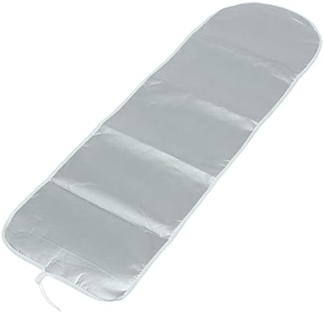 Portable Folding Ironing Board Cover 3 Type Sizes Household Coated Ironing Board Cover Mat Universal Silver Thick Reflect Heat Ironing Pad(130 * 50cm)