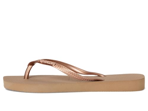 Havaianas Women's Slim Square Logo Metallic Flip-Flop4