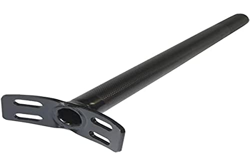 QU-AX Unisex - Erwachsene Sattelstütze-2201020000 Sattelstütze, Schwarz, Einheitsgröße Cover