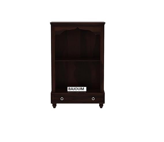 Image of Sheesham Wood Temple Solid Wood Classic Wooden Temple for Home, Office Pooja Mandir with 1 Drawer for Storage Home Decoration | Wall Devghar