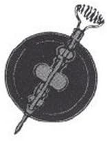 Gray Metal 7-cid Cast Iron Stove Pipe Dampers, 7"