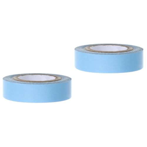NULYLU 2 Rolls Lace Front Wig Tape Double Sided Hair Extension Adhesive for Wig Glue True Scalp Tape