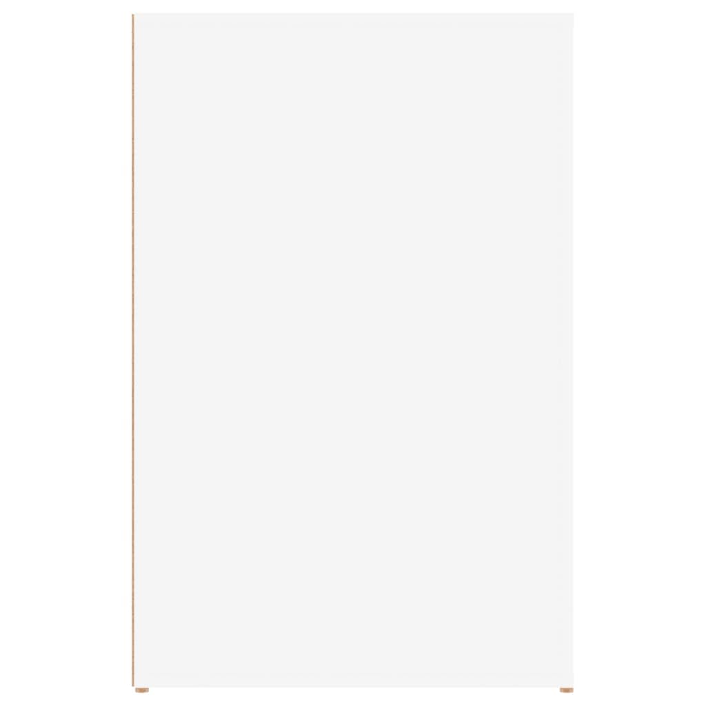 Scrivania,Supporto per stampante,Piccola postazione di lavoro in casa,Scrivania per computer in stile moderno,Scrivania Bianca 100x49x75 cm in Legno Multistrato