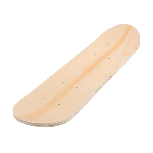 HOOTNEE Tabla Skate para Pintar Deck De Monopatín DIY para Niño Niña Superficie Lisa para Graffiti Y Manualidades Resistente Y Duradera