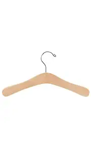 SSWBasics 12 inch Wood Children's Dress Hangers