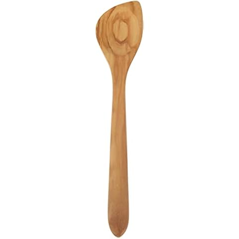 Continenta Spoon with Corner Olive Wood, Light Brown, One Size Cover