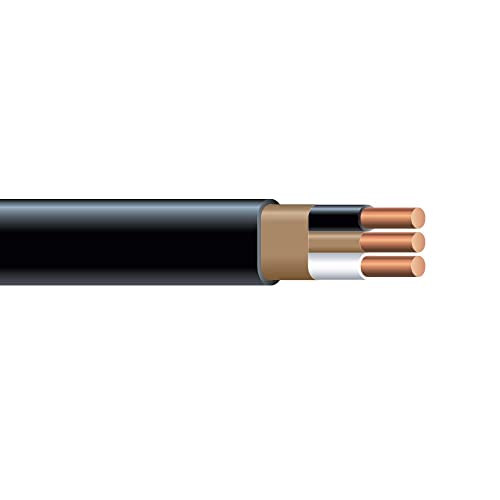 Nassau Electrical Supply 6/2 NM-B Wire Copper Non-Metallic Sheathed Cable 600V Black (500FT)