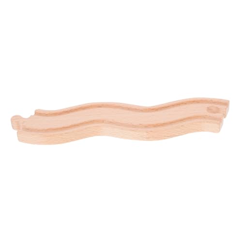 Hohopeti Funny Train Tunnel Wooden Track for Trains Boys and Girls Playset Wooden Playthings