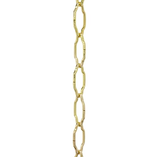 Image of RCH Hardware CH-S57-33-CG Steel Chandelier Chain, Champagne Gold (1 Foot)