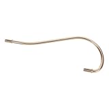 Tube de lampe : la conception unique de cette tige de lampe de table permet de mélanger la lampe de table et de rendre votre lampe de table plus élégante et stylée, kit de tube de lampe fileté incurvé