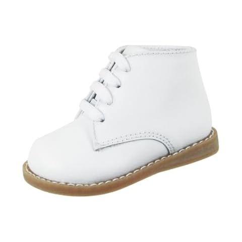 Baby Deer High Top Leather First Walker (Infant/Toddler),White,2 M US Infant Cover