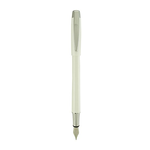 Schmidt Intrinsic Fountain Pen, White, Medium Nib (Sc82168) #TOP1