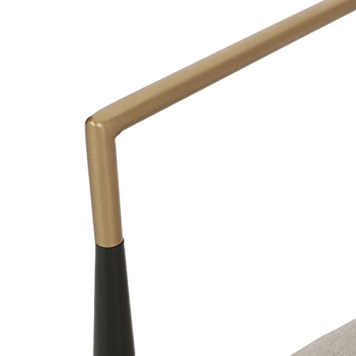 Christopher Knight Home Gertru Dining Chairs Set of 2, Stylish Upholstered Dining Room Chairs, Fabric Kitchen Chair with Gold Black Accent Iron Frame, Elegant Toothpick Design, Beige by Christopher Knight Home - Used condition - Image 9