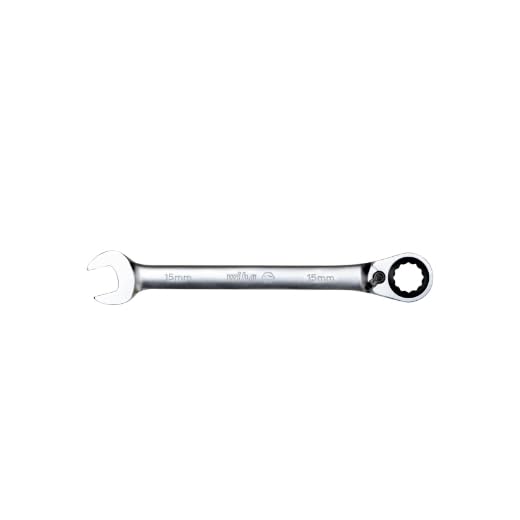 303-115 Reversible Ratcheting Combination Wrench 15 mm, Red