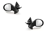 Johns, passend für Renault Twingo Außenspiegel II 03/07-12/11 Set links & rechts, schwarz