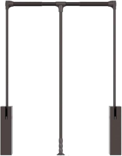 Tringle de penderie rabattable pour un rangement de placard facile
