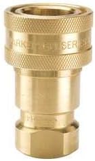Parker BH1-60 Valved Hydraulic Quick Coupler 1/8 NPT Female Brass