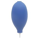 PRETYZOOM Mini Squeeze Air Blower Dust Device for Camera Lens and Electronics, Handheld Compressed Air Pump Blaster for DSLR Sensor and Keyboard Cleaning, Blue