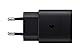 Samsung USB-C-Ladegerät, 25 W, ultraschnell, Adapter USB C auf USB, Schnellladegerät, Original-Ladegerät, ohne Kabel, Schwarz
