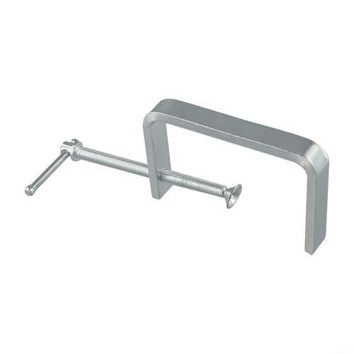 Serre-joint en C robuste, pince de travail du bois en alliage d'acier pour métaux, plastique, fixation de dalles de pierre, outil de perçage portable pour atelier, portée de 50 à 100 mm (0 à 100 mm)