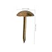 POPETPOP 100pcs Antique Upholstery Nails Furniture Tacks Nailing Tools Iron DIY Decorative Nails for Sofa Upholstery