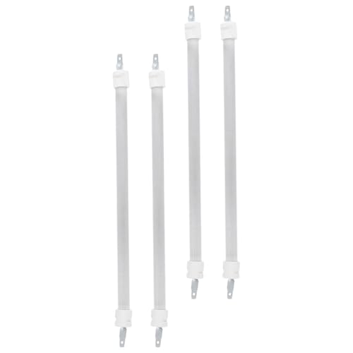 Hohopeti 4 Piezas Tubo Calefactor de Cuarzo para Repuesto Elemento de Calefacción Cerámico para Calentador Eléctrico Pequeño Resistente Instalación Fácil para Estufas Portátiles