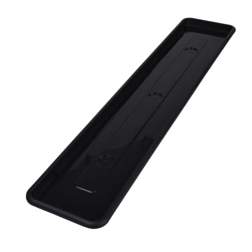 B2C Pot Rectangle Drip Trays Indoor Outdoor Plant Saucer Plastic Tray Saucers (77.3cm x 15.5cm, Anthracite)