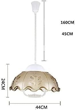Chandelier rétractable fer forgé plafonnier suspension luxe - 4