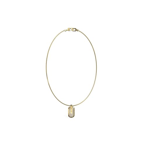 Collier en Acier GUESS Bijou de Haute Qualité au Fini Brillant