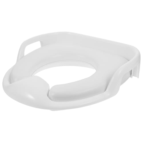 Réducteur WC pour garçon et fille avec design antidérapant blanc