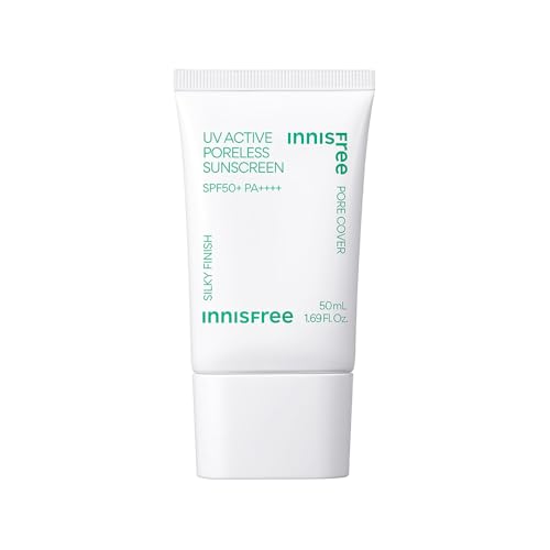 イニスフリー(Innisfree) UV アクティブ ポアレス サンスクリーン SPF50+ / PA++++ 50mL 【化粧下地/日焼け止め】血色感 透明感 潤い 毛穴カバー トーンアップ プライマー