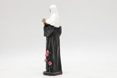 Estatua de San Rita de 5 pulgadas para altar miniatura 4