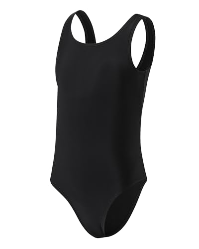 Girls Swimsuits for Girl One Piece Swimsuit Solid Color Girls' Swimwear Cute Kids Bathing Suit Quick Dry 6-14Y Yizuoding005