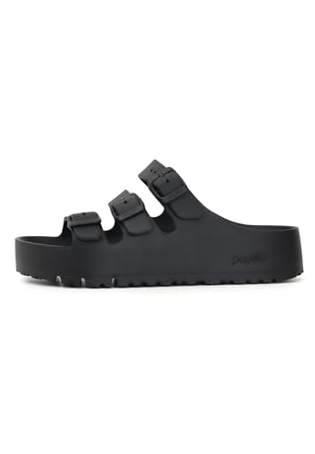 Birkenstock Florida Eva Flex Platform Women's Black Slippers