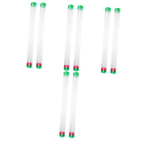 Tube de rangement de conteneur durable Toyvian transparent pour accessoire de pêche