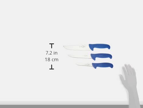Foto von DICK 8255300 Messer-Set 3T Ergo Grip, Stahl, Blau, 48 x 22 x 1.8 cm, 3-Einheiten