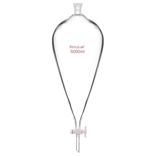StonyLab 5000 ml Scheidetrichter