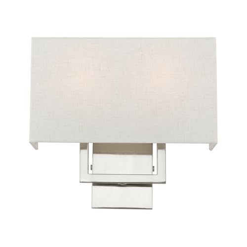 Image of Livex Lighting 50994-91 Pierson Wall Sconce, Brushed Nickel