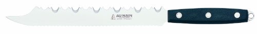 Au Nain 2140 Couteau Surgele Lame 23 cm Inox, Noir