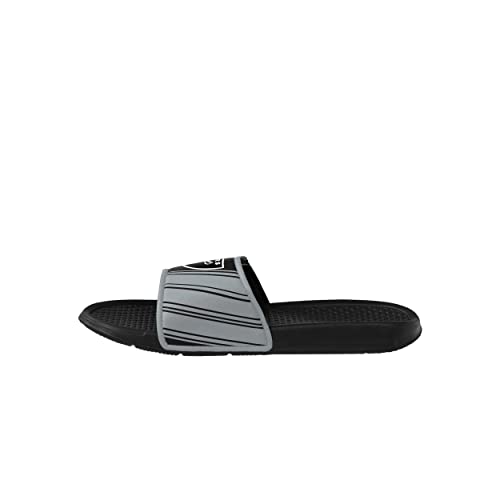 FOCO Las Vegas Raiders NFL Legacy Claquettes de sport pour homme, noir, 46-46 – vue 4