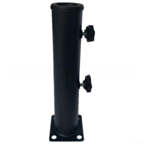 Support de parapluie en acier robuste à base stable avec finition noire - 8