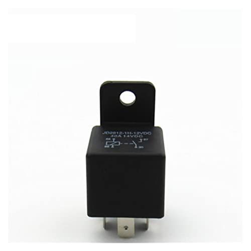 Relais automobile 12V 40A JD1912 en lot de 10 pièces avec support plastique arrière à 4 broches