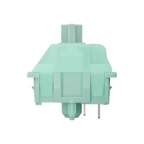 Image of Gateron Mint V2 Linear Keyboard Switches, 5 Pin Pre-Lubed 22mm Dual-Stage Spring RGB SMD 55gf Heavy Switches for MX Mechanical Keyboard (108PCS)