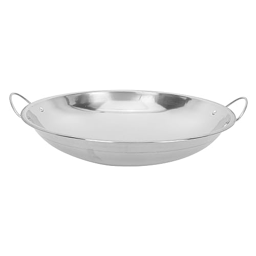Gatuida Olla Inoxidable para Cocina con Doble Asa Olla Portátil Gruesa para Cocinar Ramen y Guisos Resistente la Oxidación y Fácil de Transportar