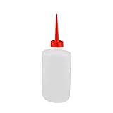 New Lon0167 73x140mm 500ml Soft Plastic Straight Beak Squeeze Oil Bottle Industrial Dispensing Bottle(73x140mm 500 ml Weichplastik Gerade Schnabel Squeeze Ölflasche Industrielle Dosierflasche